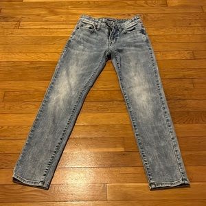 American Eagle Acid wash jeans.